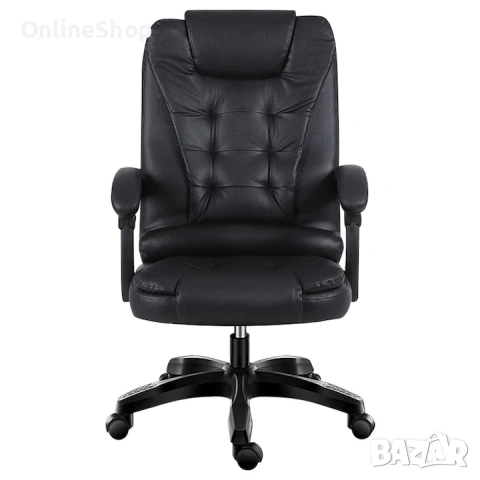 Ергономичен офис стол , Черен/Бял, снимка 4 - Столове - 53453176