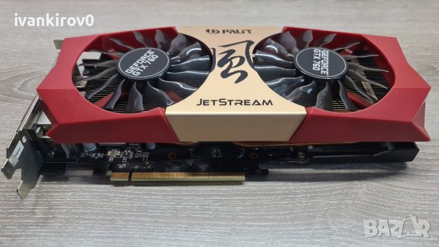 Видеокарта Palit GTX760 JETSTREAM 2Gb 256bit, снимка 2 - Видеокарти - 43747842