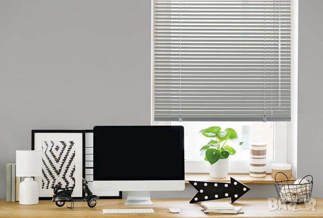 Deco Company Алуминиеви щори без пробиване , 90 x 130 cm, снимка 10 - Щори - 40305454