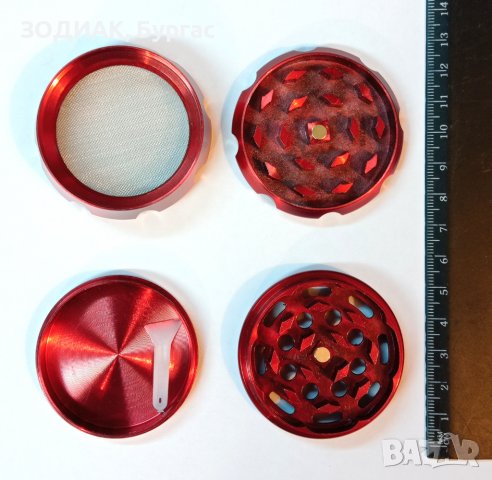 Нов Стоманен ГРИНДЕР - 4 части, снимка 5 - Други - 24367876