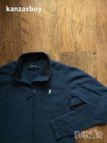 peak performance w fleece j - страхотно поларено горнище КАТО НОВО, снимка 2 - Спортни екипи - 35142224