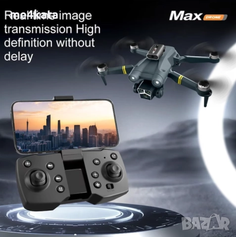Сгъваем Дрон KLG M3 MAX – Двойна HD Камера 4K, Избягване на Препятствия, 35 Мин. Полет, 120° Широкоъ, снимка 5 - Камери - 52733474