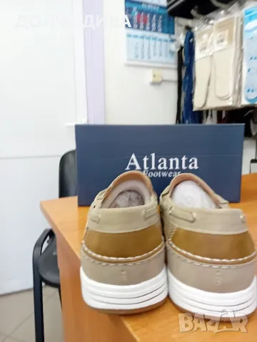 Мъжки мокасини 1216 бежави , снимка 3 - Мокасини - 49447998