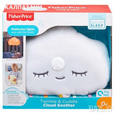 FISHER PRICE NEWBORN Плюшено облаче с успокояващи звуци и светлини GJD44