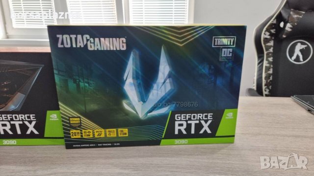 MSI GeForce RTX 3090 Gaming X Trio 24G, 24576 MB GDDR6X	10	броя на склад	4124	лева, снимка 10 - Видеокарти - 36662900