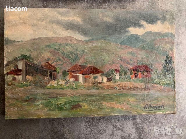 АНГЕЛ НИНОВ (1927-2017) - картина масло/платно, снимка 1 - Картини - 33685952