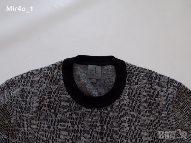 пуловер calvin klein блуза фанела горнище суичър худи мъжки оригинал L, снимка 3 - Пуловери - 43900077