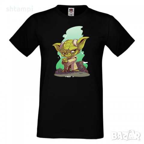 Мъжка тениска Star Wars Yoda Star Wars Игра,Изненада,Подарък,Геймър, , снимка 3 - Тениски - 36809948