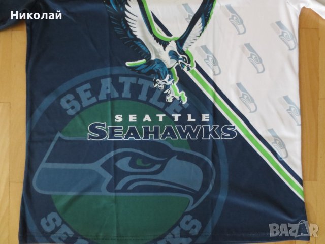 NFL тениски Seattle Seahawks, Philadelphia Eagles, New England Patriots, снимка 3 - Тениски - 43202698