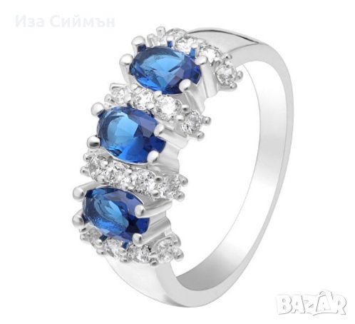 Сребърни пръстени със смарагд, рубин и изумруд (емералд), снимка 3 - Пръстени - 32502433