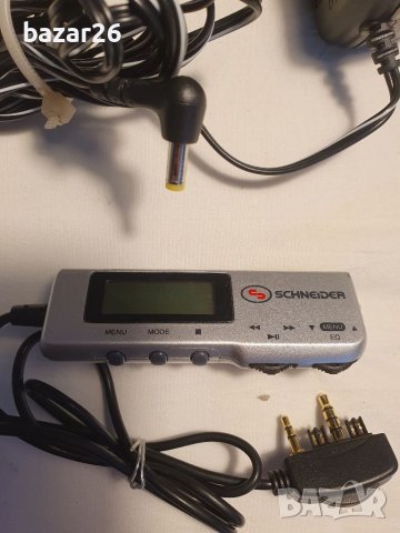 Diskman schneider дистанционно  и зарядно , снимка 1