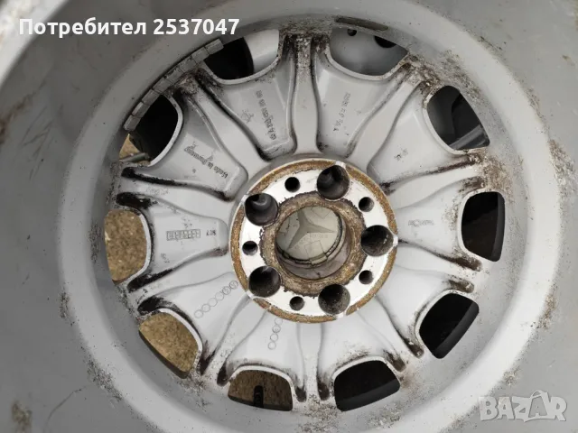 4бр гуми с джанти за MERCEDES A2104010602 215/55R16, снимка 5 - Гуми и джанти - 48277496