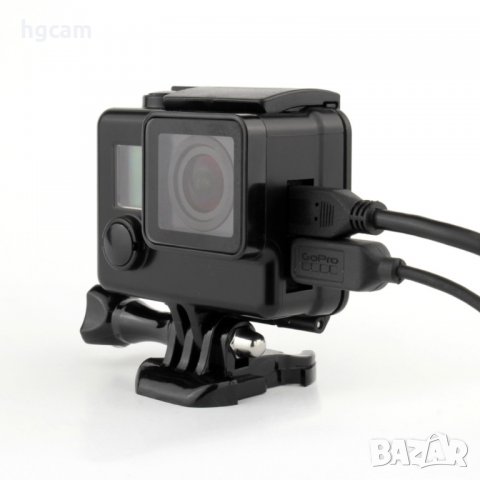 Защитен корпус Black Series отворен тип/sceleton за GoPro Hero 3/3+/4, снимка 4 - Камери - 26863417