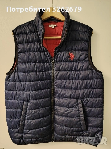 us polo assn оригинален елек размер М, снимка 3 - Якета - 53187293