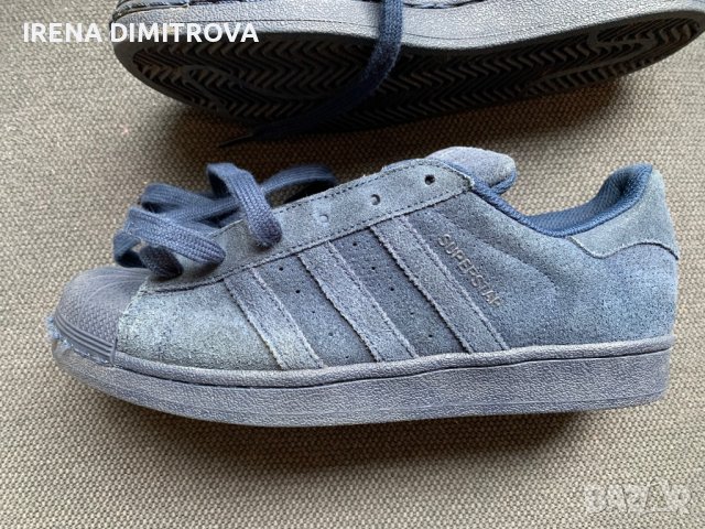 Adidas superstar 40 blue, снимка 1 - Маратонки - 36608254