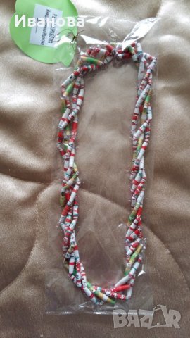 Ръчна изработка на бижута от хартия и квилинг  0.50лв лакирани са със декопажен лак, снимка 3 - Колиета, медальони, синджири - 26805422