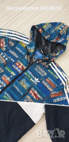 Adidas Originals Windbreaker  Mens Size M НОВО! ОРИГИНАЛ! Мъжко  Яке Тип Ветровка!, снимка 9 - Спортни дрехи, екипи - 51052217