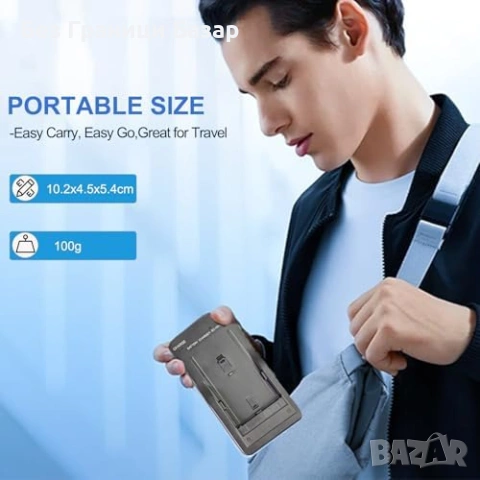 Ново BC-V615 зарядно за Sony NP-F550 NP-F750 NP-F970 батерии фотоапарат, снимка 6 - Батерии, зарядни - 53074175