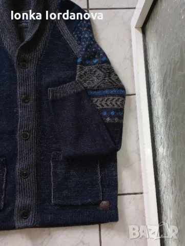 Мъжка жилетка, размер L, снимка 4 - Пуловери - 47292390