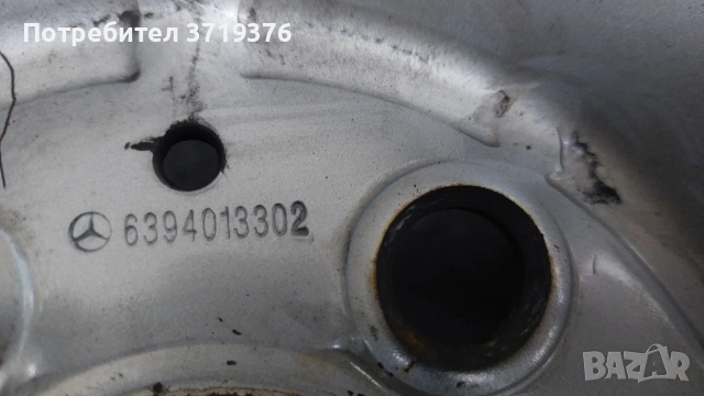 Оргинални метални джанти за Мерцедес Вито 5х112 16 цола , снимка 3 - Гуми и джанти - 53048111