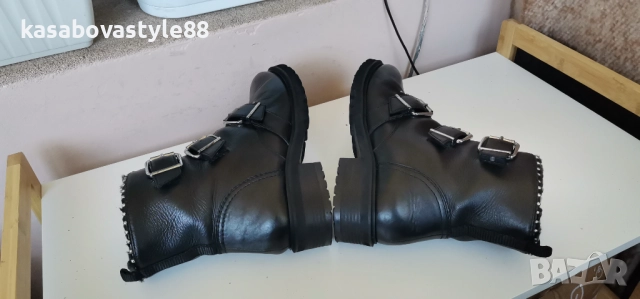 Боти Hallhuber 38 н Естествена кожа , снимка 3 - Дамски боти - 52743134