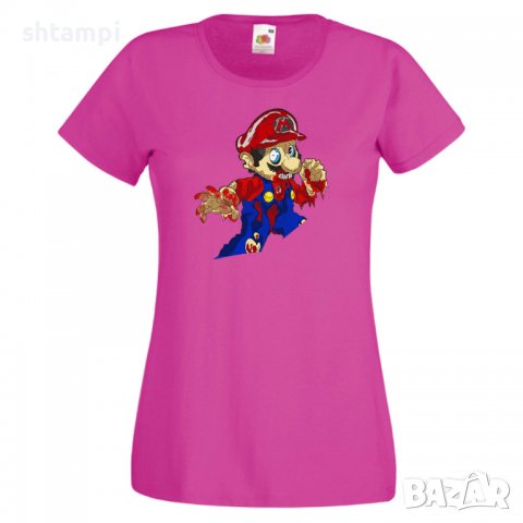 Дамска тениска Mario Zombie 4 Игра,Изненада,Подарък,Празник,Повод, снимка 11 - Тениски - 37237849