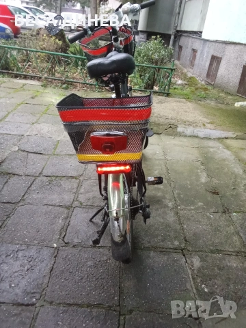 Продавам Електрически Сгъваем Велосипед с скорости Мотор 250 вата Батерия 36 волта 10 ампера , снимка 14 - Велосипеди - 53458292