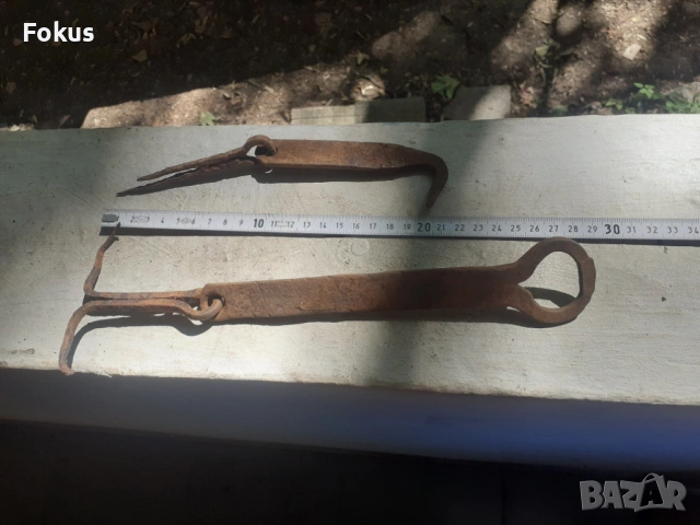 Стари ковани резета резе мандало за врата порта, снимка 6 - Антикварни и старинни предмети - 53277197