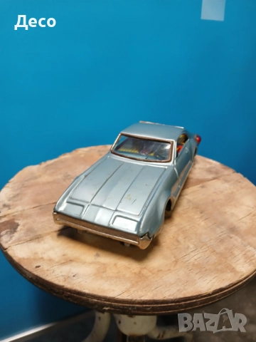 Стара тенекиена количка Бандай на батерии., снимка 3 - Колекции - 52178824