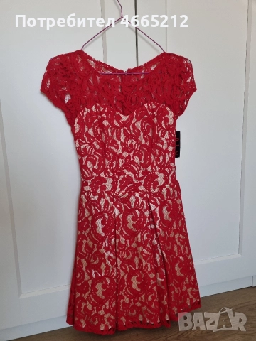 официална рокля с дантела , снимка 2 - Рокли - 52636608