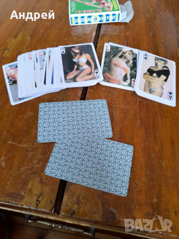 Стари Еротични карти за игра #6, снимка 3 - Други ценни предмети - 36571257