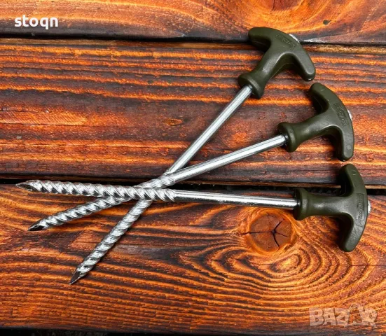 Комплект от 10бр колчета за палатка , снимка 3 - Екипировка - 49497789