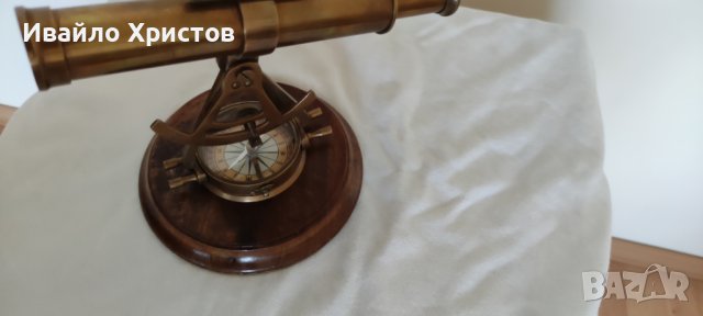 Магнитен компас- старинен корабен уред- реплика, снимка 3 - Антикварни и старинни предмети - 37956314