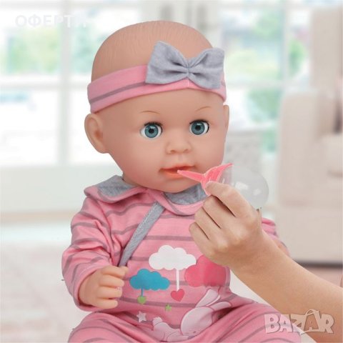 Кукла бебе с 10 звука и порт Bebe, снимка 2 - Други - 43802134