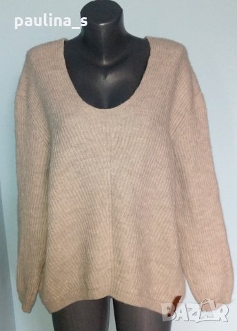 Мериносов брандов пуловер "MoskoW"® / голям размер , снимка 3 - Блузи с дълъг ръкав и пуловери - 28039784