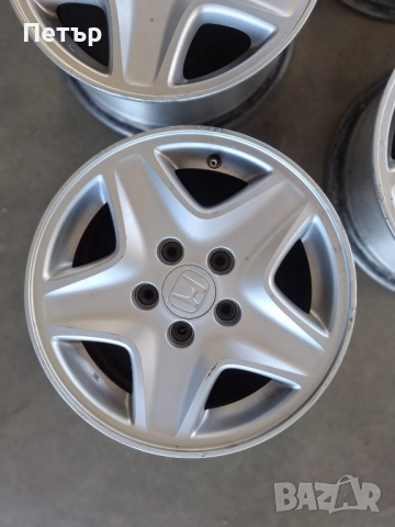 ОРИГИНАЛНИ АЛУМИНИЕВИ ДЖАНТИ  ЗА ХОНДА -5х114,3х64-15цола, снимка 2 - Гуми и джанти - 51760033