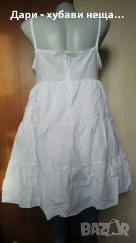 Рокля - гащеризон 100% памук🌹👗M/L,L🌹👗арт.1129, снимка 3 - Рокли - 33397683