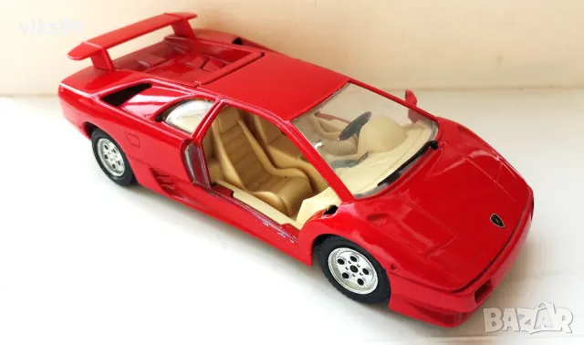 Bburago Lamborghini Diablo 1990 1:24 MADE IN ITALY, снимка 6 - Колекции - 43498790