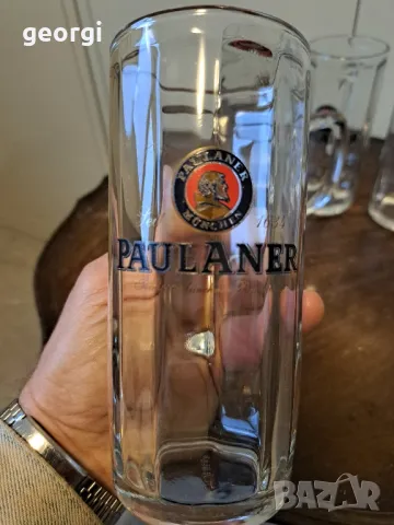 немска халба за бира Paulaner    15/1, снимка 3 - Чаши - 48974048