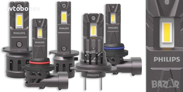 LED крушки PHILIPS Ultinon Access H1/H3/H4/H7/H8/H11/HB3/HB4/HIR2-12V-6000K-к-т/2 бр./, снимка 2 - Аксесоари и консумативи - 43987530