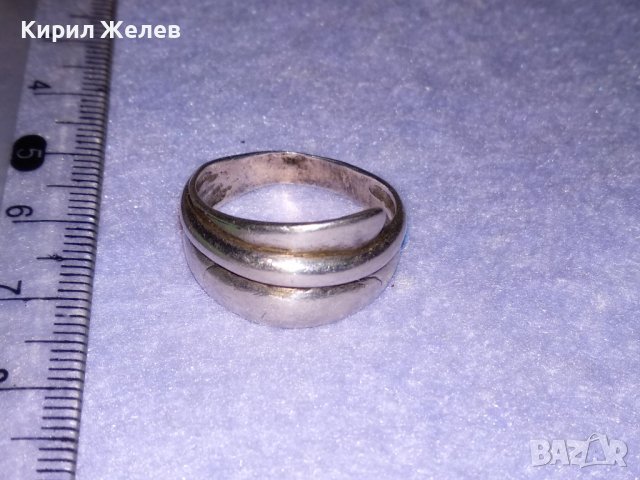 СТАР СТИЛЕН СРЕБЪРЕН ПРЪСТЕН СРЕБРО 925 РЪЧНА МАЙСТОРСКА РЕТРО АРТ ИЗРАБОТКА 36419, снимка 4 - Пръстени - 39460664