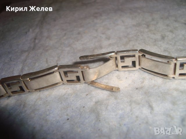 СТАРА СРЕБЪРНА КРАСИВА МАЙСТОРСКА АРТ ДЕКО СТИЛ ГРИВНА СРЕБРО 925 с ЛЕКА ЗАБЕЛЕЖКА! 27157 , снимка 7 - Гривни - 36795669