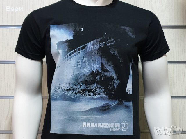 Нова мъжка тениска с дигитален печат на музикалната група RAMMSTEIN - Rosenrot, снимка 5 - Тениски - 28166726