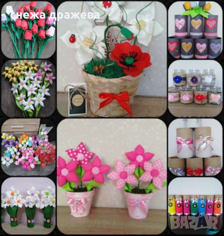 Текстилни лалета, снимка 2 - Изкуствени цветя - 24074189