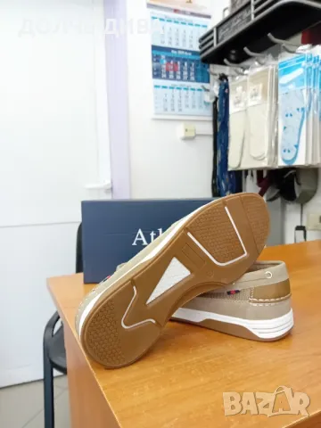 Мъжки мокасини 1216 бежави , снимка 4 - Мокасини - 49447998