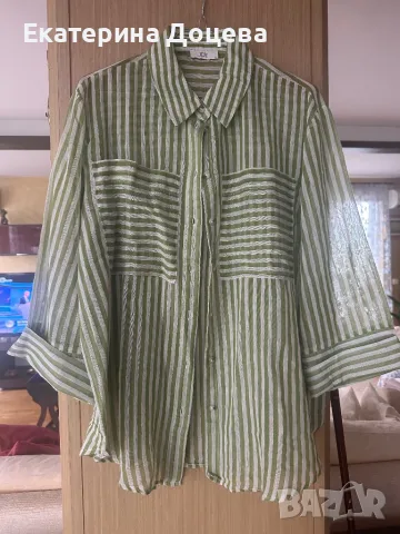 Риза лен и памук, снимка 1