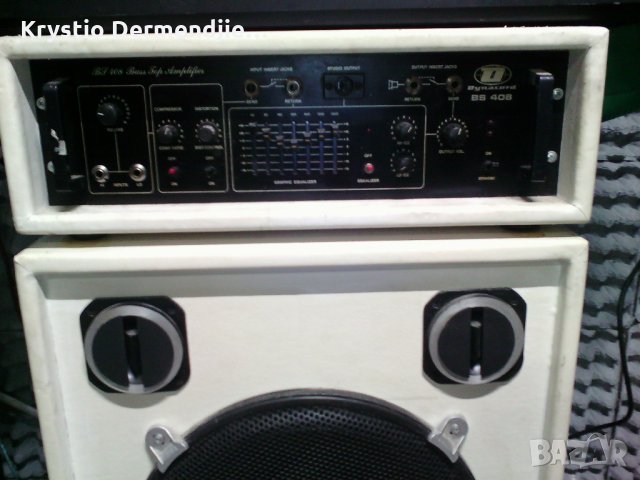 Продавам бас глава Dynacord BS 408 + кабинет 1x15, снимка 2 - Китари - 26608059