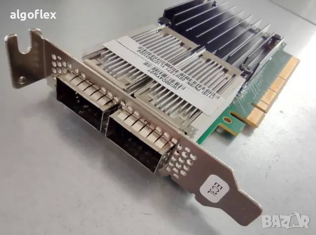 Mellanox ConnectX-4 DP 100G QSFP28 PCIe3 x16 MCX416A-CCAT LAN Платка, снимка 2 - Мрежови адаптери - 47921795