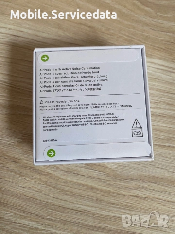Apple AirPods 4 с Active Noise Cancellation – чисто нови, неразопаковани, снимка 5 - Слушалки, hands-free - 53262921