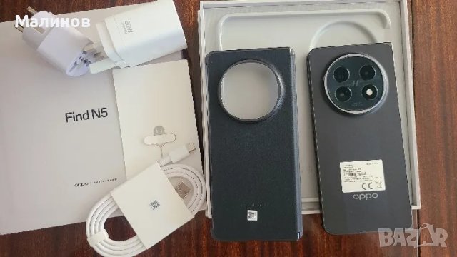 Oppo Find N5 Dual sim 5G с Android auto най-тънкият сгъваем тел. от Get Mobile , снимка 17 - Телефони с две сим карти - 49226030